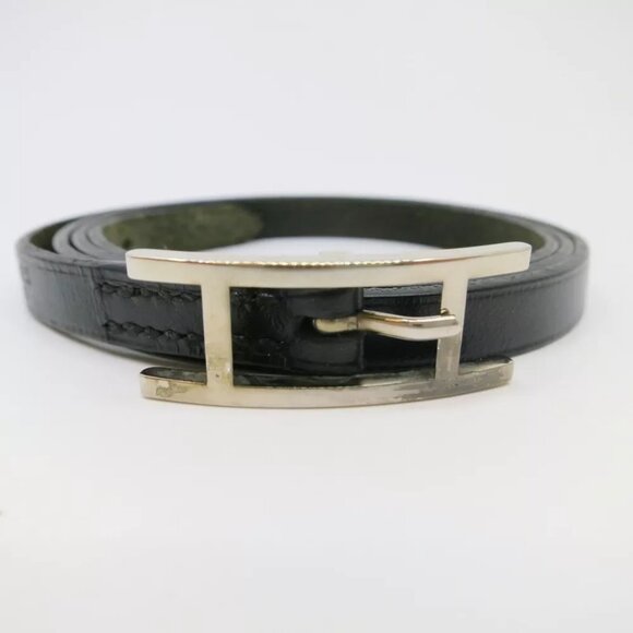 Authentic HERMES Api 3 Bracelet E in Square Black Leather - Picture 1 of 12